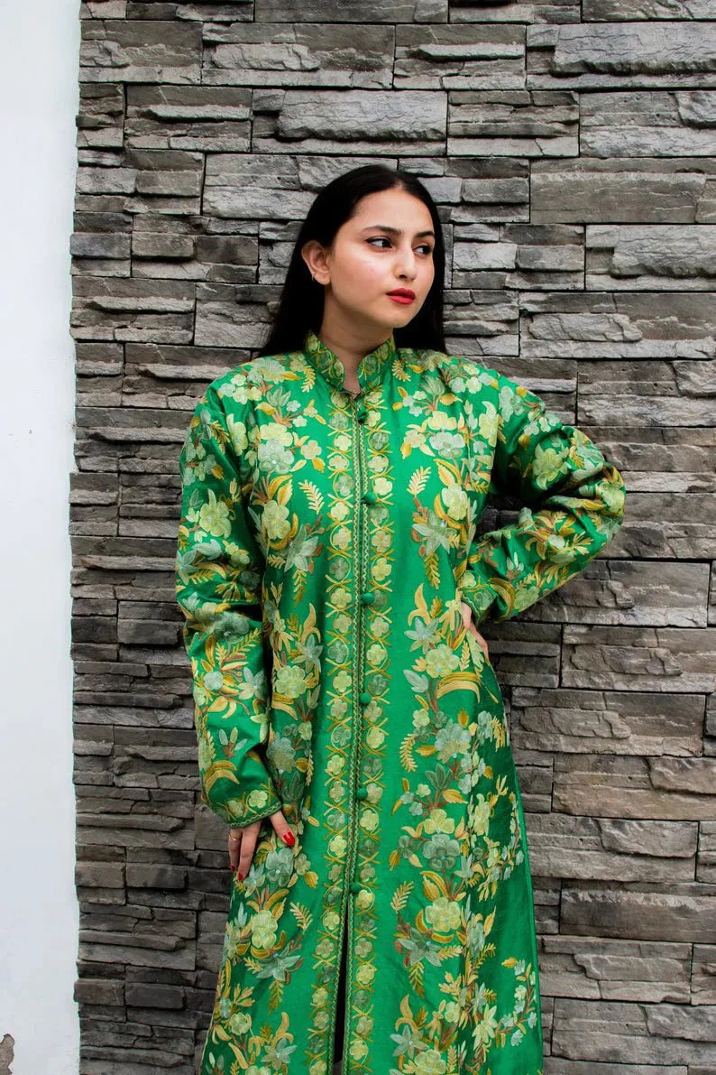 Aaranya — Kashmiri Aari Embroidery Coat