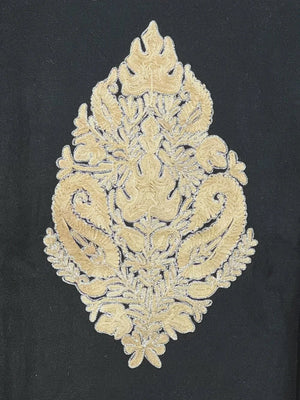 Woollen Phiran with Aari And Zari Embroidery