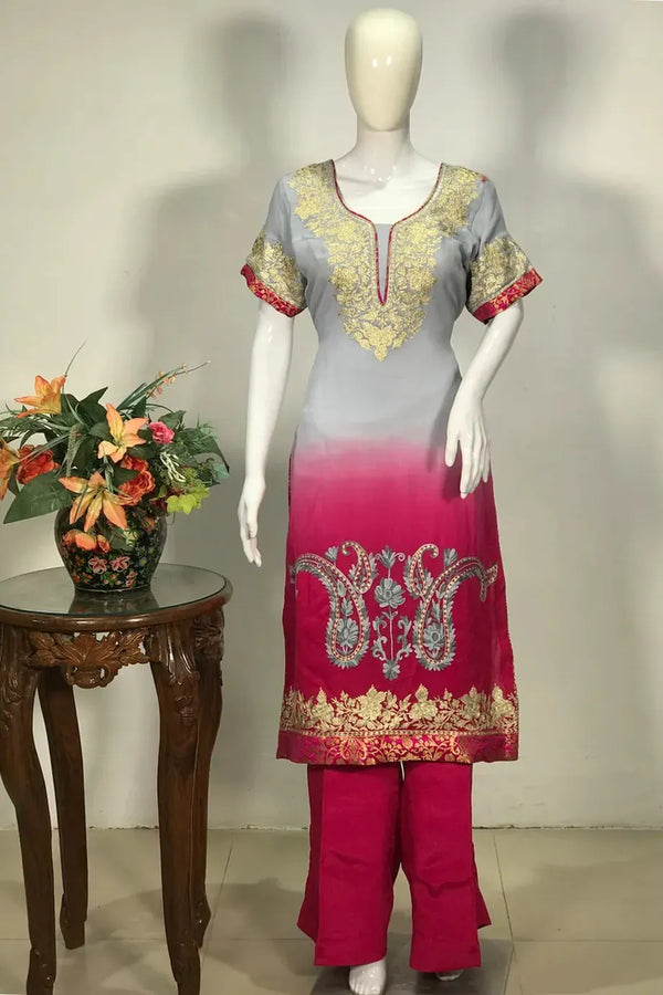 #OmbreGrey&Pink