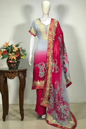 #OmbreGrey&Pink