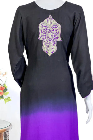 #OmbreBlack&Purple