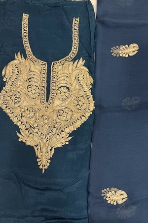 Tamreha — Kaschmirisches Puff-Tilla-besticktes Salwar-Anzug