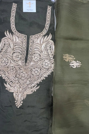 Tamreha — Kaschmirisches Puff-Tilla-besticktes Salwar-Anzug