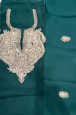 Tamreha — Kaschmirisches Puff-Tilla-besticktes Salwar-Anzug