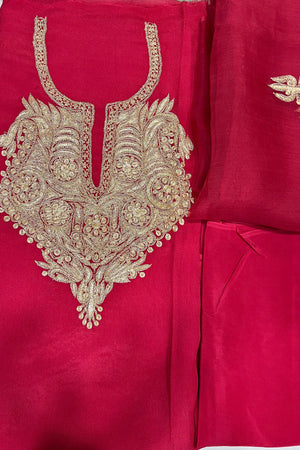 Tamreha — Kaschmirisches Puff-Tilla-besticktes Salwar-Anzug