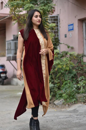 #Maroon&Beige