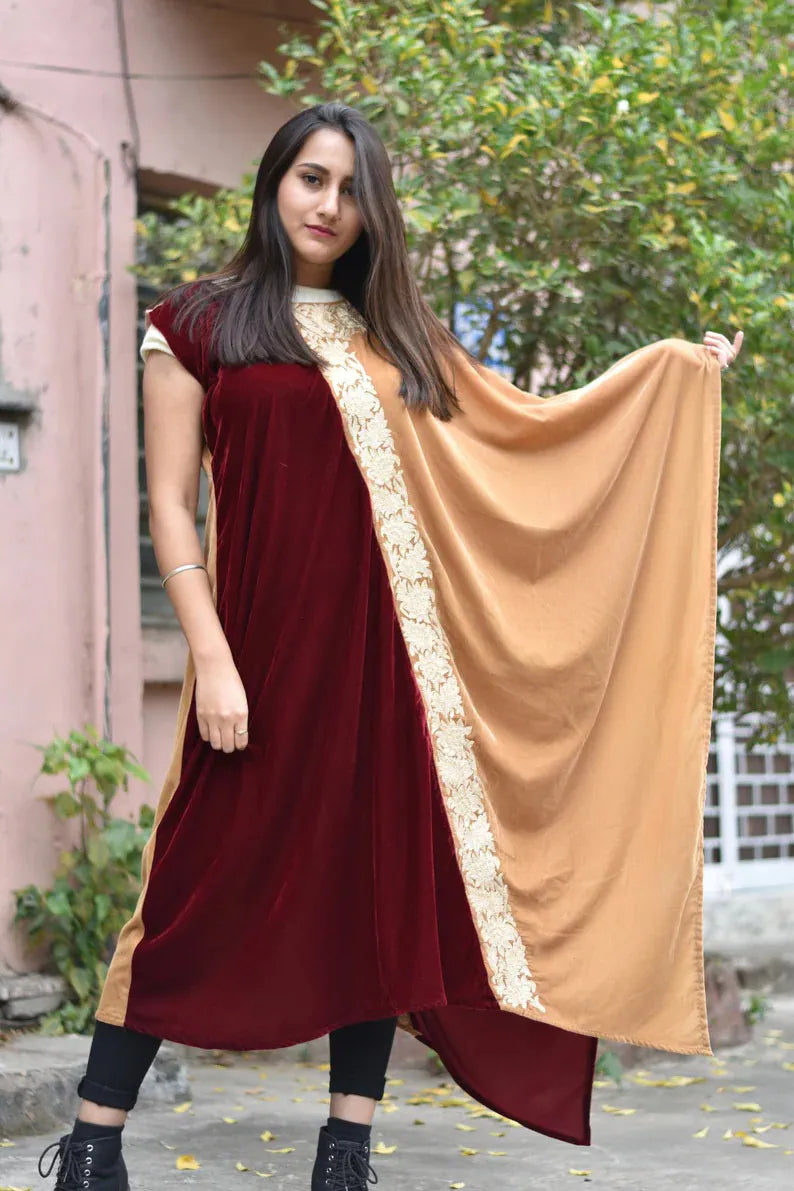 #Maroon&Beige