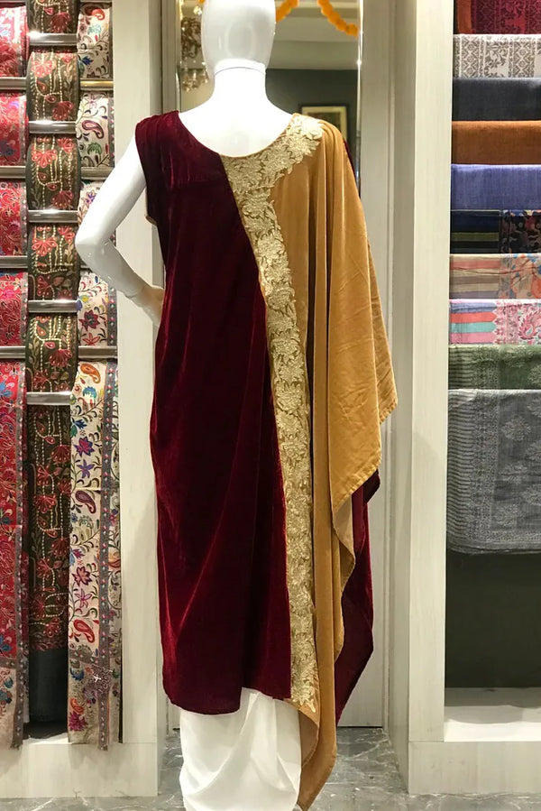 #Maroon&Beige