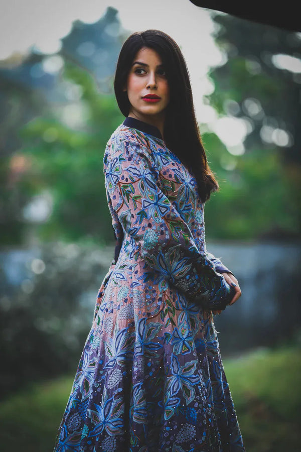 #OmbrePeachGrey