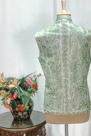 Vayur — Kashmiri Aari Nehru Jacket