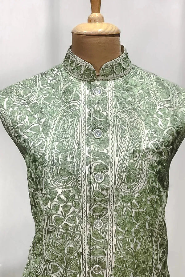 Vayur — Kashmiri Aari Nehru Jacket