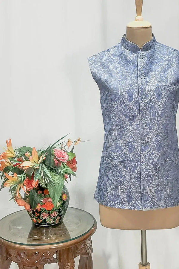 Vayur — Kashmiri Aari Nehru Jacket