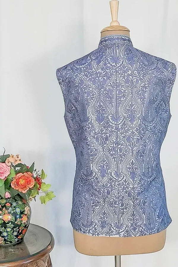 Vayur — Kashmiri Aari Nehru Jacket