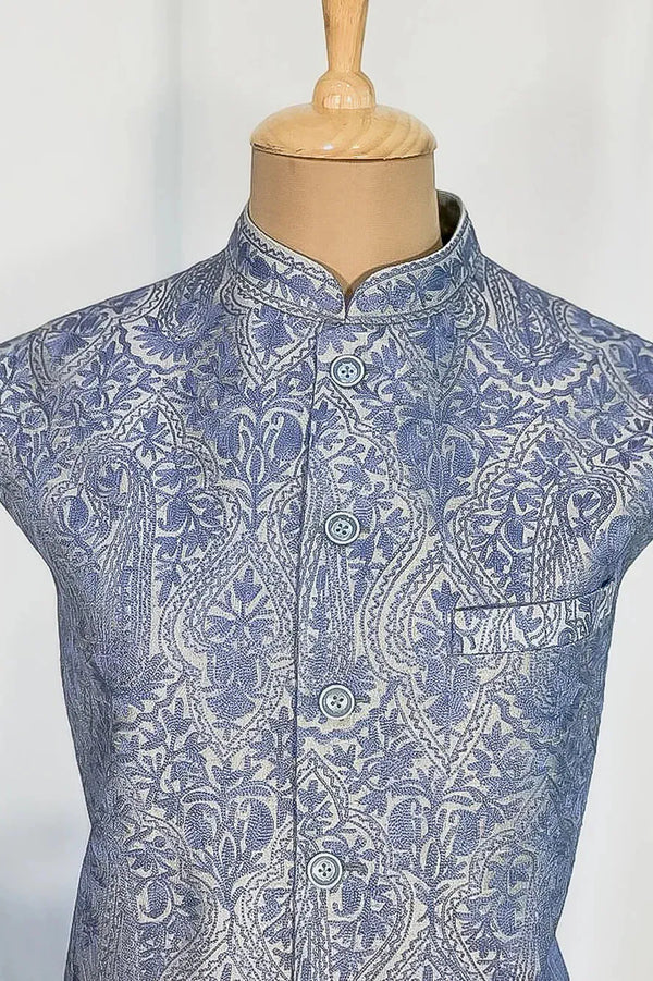 Vayur — Kashmiri Aari Nehru Jacket