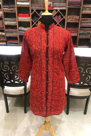 Nayel — Kashmiri Aari Embroidery Long Coat