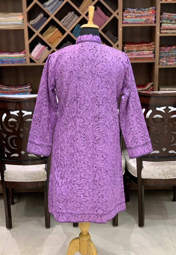 Nayel — Kashmiri Aari Embroidery Long Coat