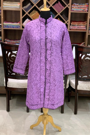 Nayel — Kashmiri Aari Embroidery Long Coat